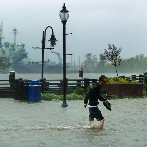 Hurricane Florence*Frank Blackley outlines preparations taken ahead of Hurricane Florence striking Wilmington, North Carolina, this August